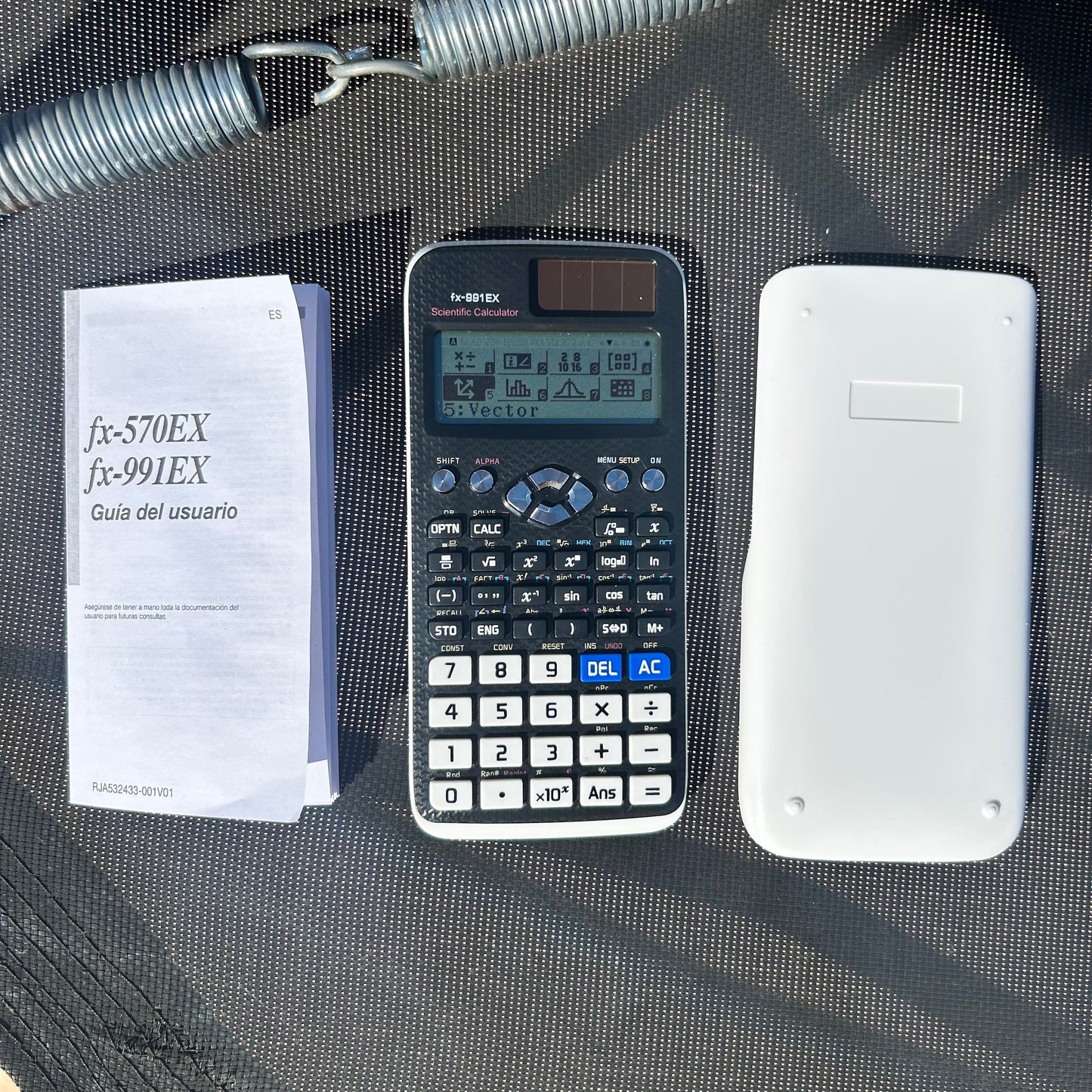 Calculadora Científica Blanca 991EX – 522 Funciones para Estudiantes y Profesionales