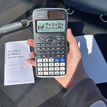 Calculadora Científica Blanca 991EX – 522 Funciones para Estudiantes y Profesionales